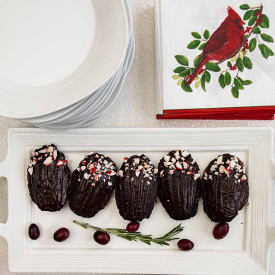 Peppermint Brownie Madeleines - Recipe photo by iwilkerson