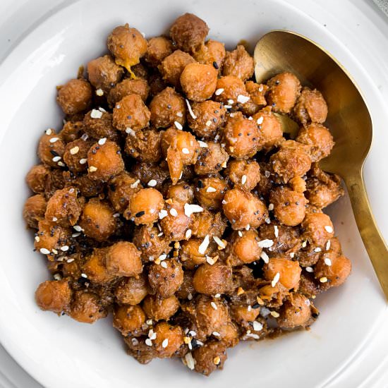Teriyaki Chickpeas - Recipe photo by hellospoonful
