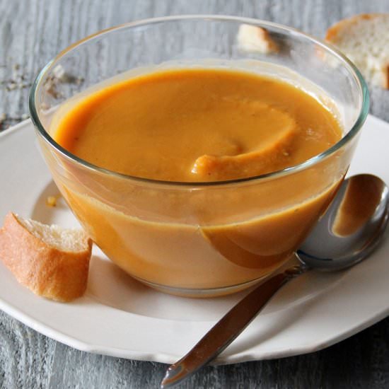 Carrot Ginger Soup - Recipe photo by Inspired Edibles