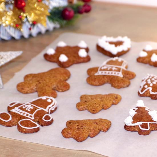 Protein Gingerbread Cookies - Recipe photo by Fit Food Wizard