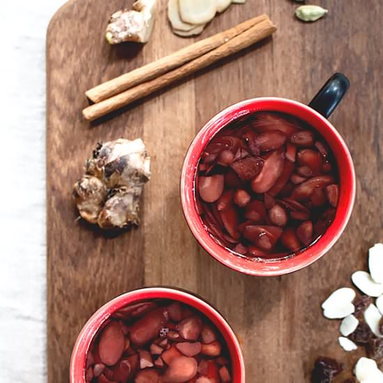 Swedish Glogg (Mulled Wine) - Recipe photo by MasalaHerb