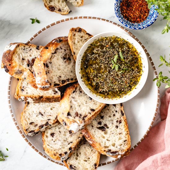Olive Oil Bread dip - Recipe photo by foolproofliving.com