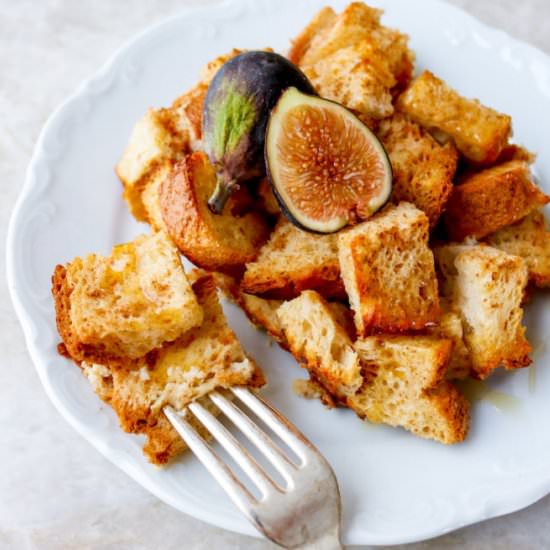 Egg Nog Baked French Toast - Recipe photo by mealpreponfleek