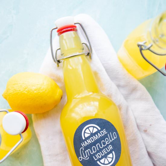 Homemade Limoncello - Recipe photo by wholefully