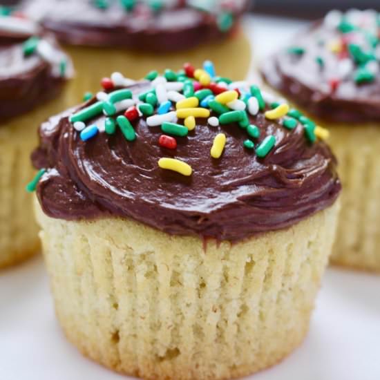 Yellow Cake Cupcakes (Dairy Free) - Recipe photo by My Life After Dairy
