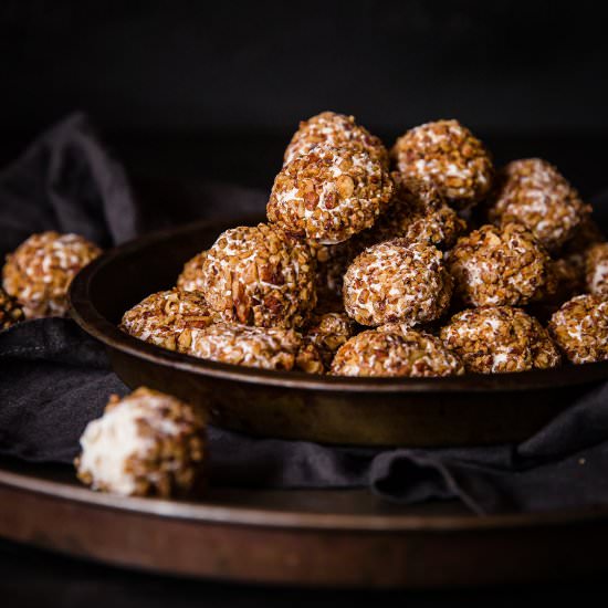 Sweet Spiced Cheese Balls - Recipe photo by KetoDietApp