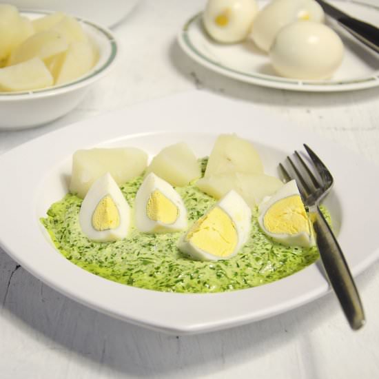 Hessisch Grüne Soße - Recipe photo by Hungry PeePor