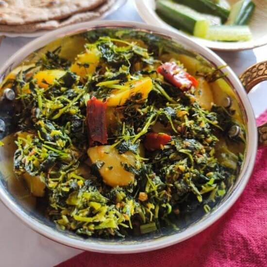 Aloo Methi - Recipe photo by greenbowl2soul