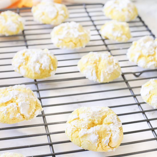 Gluten-Free Lemon Crinkle Cookies - Recipe photo by BlessHerHeartYall