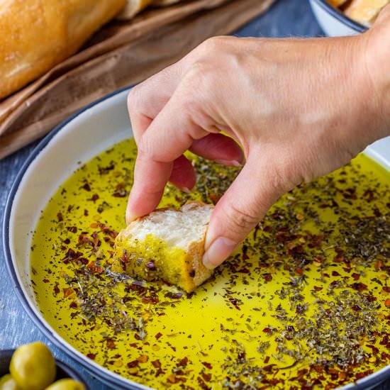 bread dipping oil - Recipe photo by Appetizer Addiction