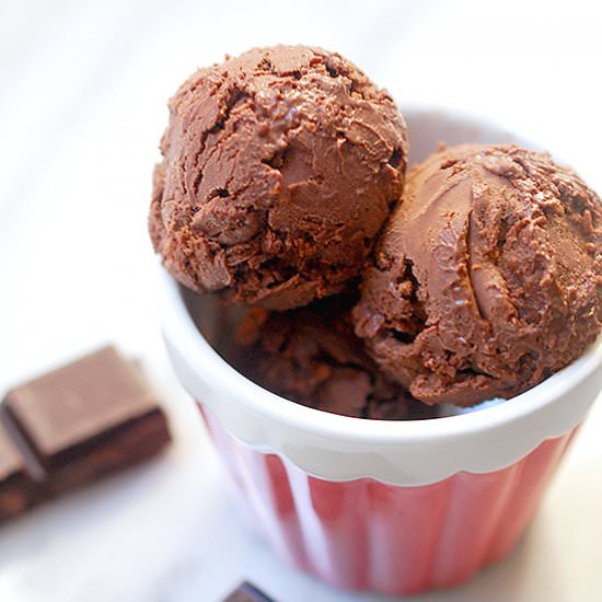 Death by chocolate ice cream - Recipe photo by evabakes