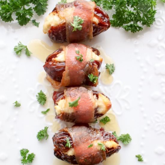 Bacon Wrapped Dates - Recipe photo by KrazyKitchenMom