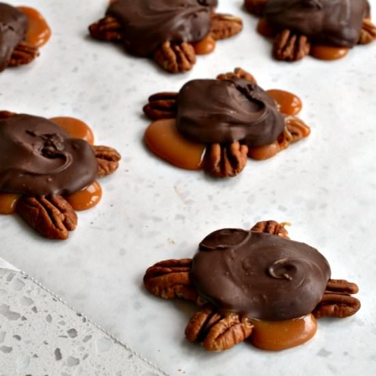 Chocolate Turtles - Recipe photo by Small Town Woman