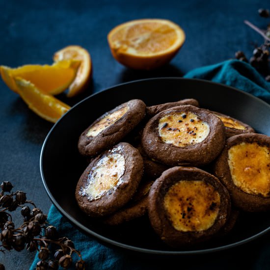 Chocolate Orange Cheesecake Cookies - Recipe photo by leisurefanclub