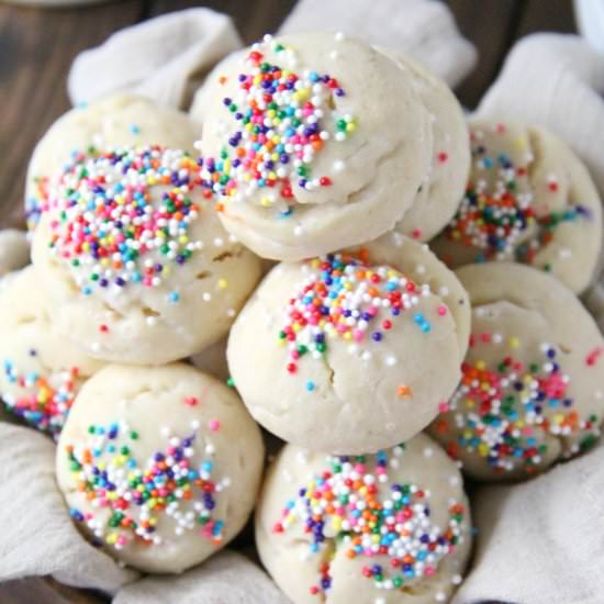 Italian Sprinkle Cookies - Recipe photo by snappygourmet