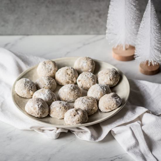 Gluten Free Snowball Cookies - Recipe photo by smallfarmbiglife