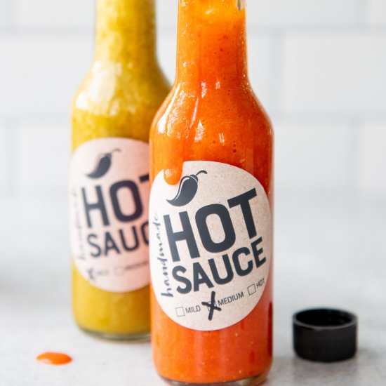 Homemade Hot Sauce - Recipe photo by wholefully