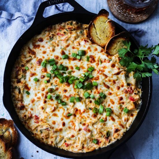 hot cheesy crab dip - Recipe photo by Give it Some Thyme