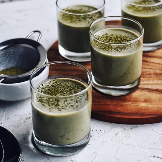 Matcha Coconut Pudding - Recipe photo by thesubversivetable