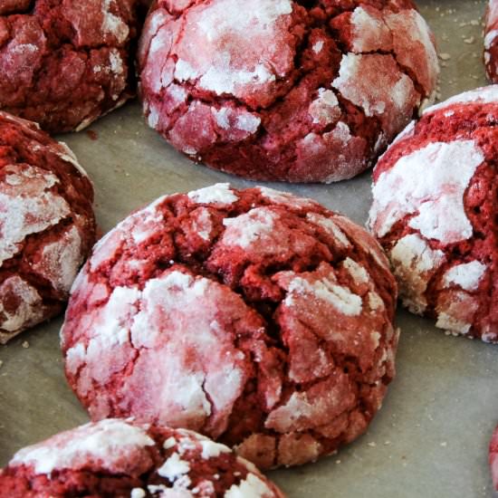 Red Velvet Christmas Cookies - Recipe photo by Everyday Gourmet with Blakely