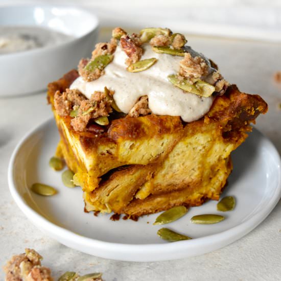 Kabocha French Toast Casserole - Recipe photo by toopreciousforprocessed