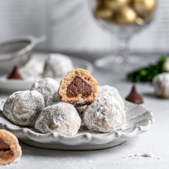 Keto Secret Kiss Snowball Cookies! - Recipe photo by Inspector Gorgeous