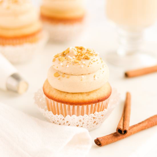 Eggnog Cupcakes - Recipe photo by A baJillian Recipes