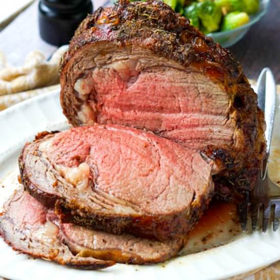 Holiday Prime Rib Roast - Recipe photo by MyLifeCookbook