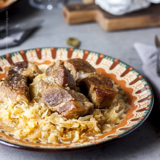 Baked Pork and Sauerkraut - Recipe photo by Craft Beering