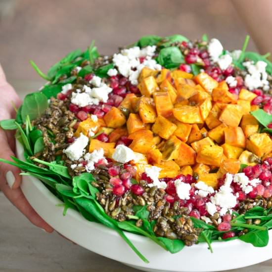 Roasted Sweet Potato Salad - Recipe photo by hadias lebanese cuisine