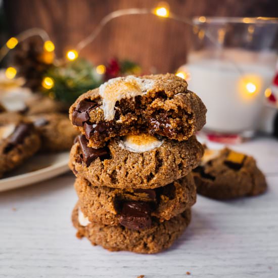 CHOCOLATE CHIP S’MORES COOKIES - Recipe photo by Shuangys Kitchensink