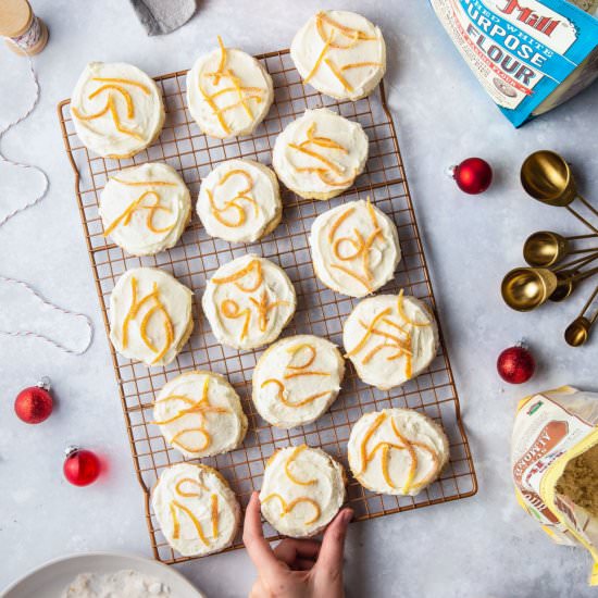 Cardamom Orange Sour Cream Cookies - Recipe photo by VegetarianVentures