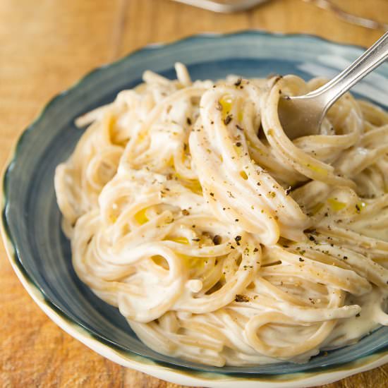 10-Minute cream cheese pasta - Recipe photo by The clever meal
