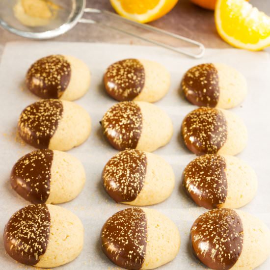 Chocolate orange cookies - Recipe photo by The clever meal