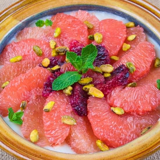 Coconut Pudding with Citrus - Recipe photo by MyIndianStove