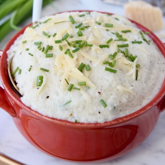 Cheesy Mashed Cauliflower - Recipe photo by Whitney Bond