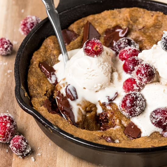 Gingerbread Skillet Cookie - Recipe photo by ShortGirlTallOrder