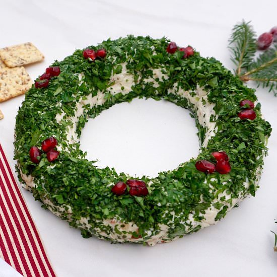 Wreath Cheese Spread - Recipe photo by anothertablespoon