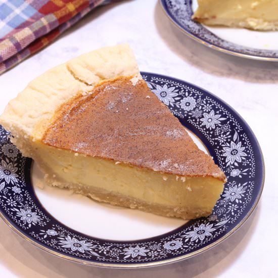 Eggnog Custard Pie - Recipe photo by todays delight