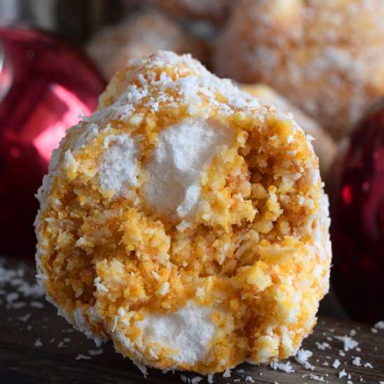 Marshmallow Coconut Balls - Recipe photo by byronethomas