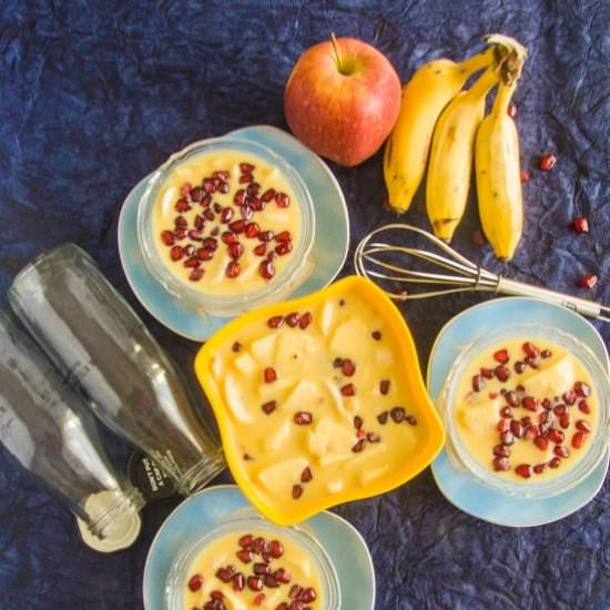 Mixed Fruit Custard Recipe - Recipe photo by Puja