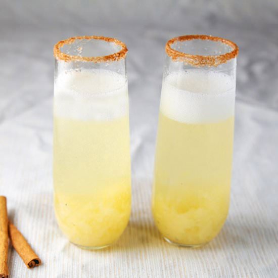 Spiced Pear Bellini - Recipe photo by Tastefulventure