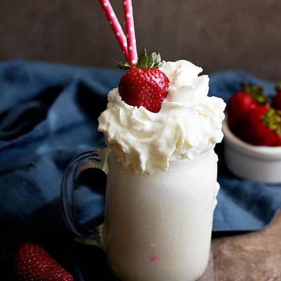 Classic Vanilla Milkshake - Recipe photo by unicorns in the kitchen