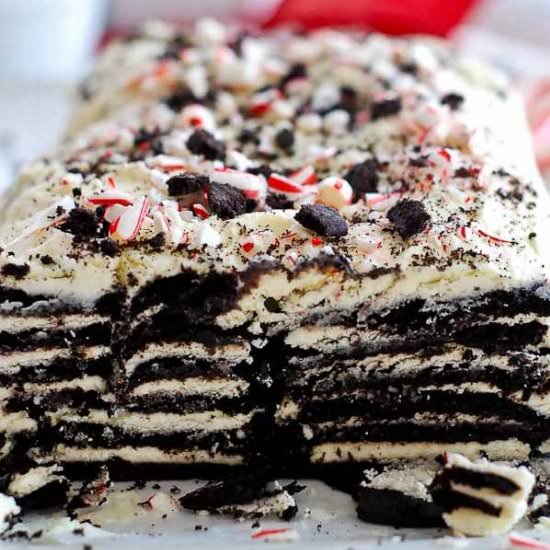 Chocolate & Peppermint Icebox Cake - Recipe photo by Front Range Fed