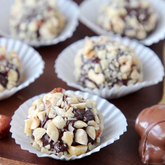 Hazelnut Chocolate Truffles - Recipe photo by Whitney Bond