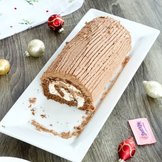 chocolate yule log - Recipe photo by mindyscookingobsession