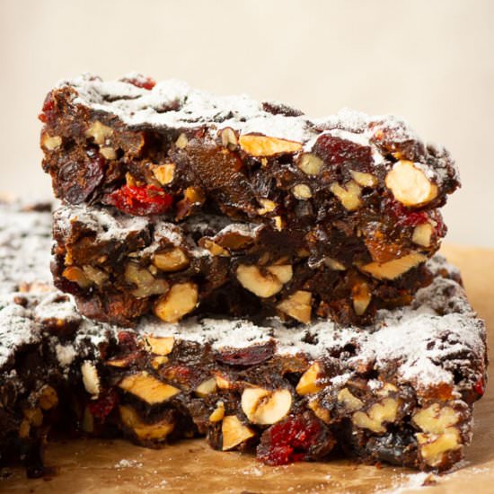 Vegan Panforte - Recipe photo by slavicvegan