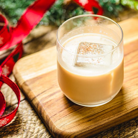 Eggnog White Russian - Recipe photo by sipandfeast