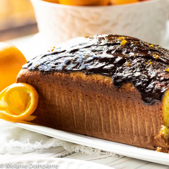 Orange Cake with Chocolate Ganache - Recipe photo by skillets and pots
