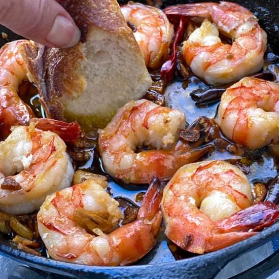 Spicy Garlic Shrimp - Recipe photo by panning the globe